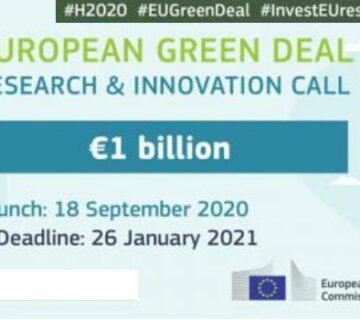 Convocatoria del Pacto Verde Europeo: 1000 millones de euros para impulsar la transición ecológica y digital