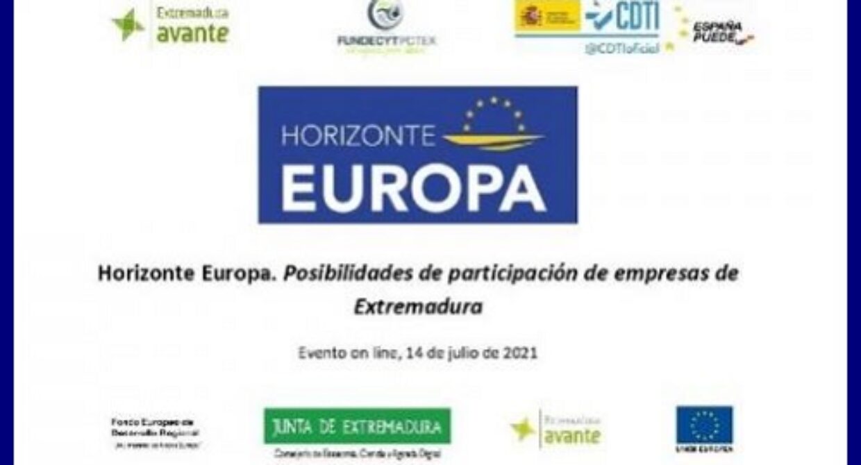 La Unidad de Asuntos Europeos participa en un webinar sobre oportunidades de Extremadura en el Programa Horizonte Europa