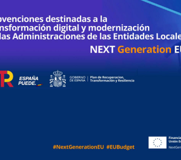 Subvenciones para proyectos de transformación digital y modernización de las administraciones de las entidades locales | PRTR