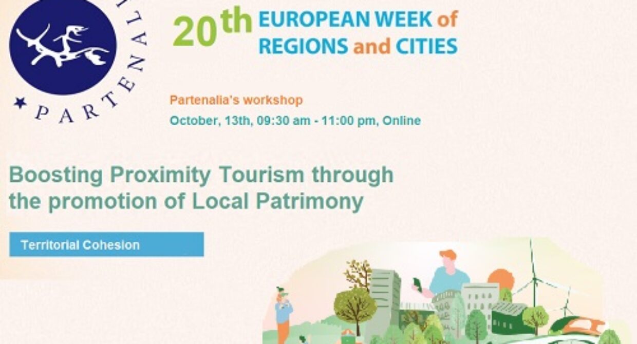 Partenalia dedica al “Turismo de proximidad” su taller de la Semana Europea de las Regiones y Ciudades 2022