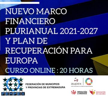 Abierto el plazo de inscripción en el curso online «Nuevo Marco Financiero Plurianual 2021-2027 y Plan de Recuperación para Europa»