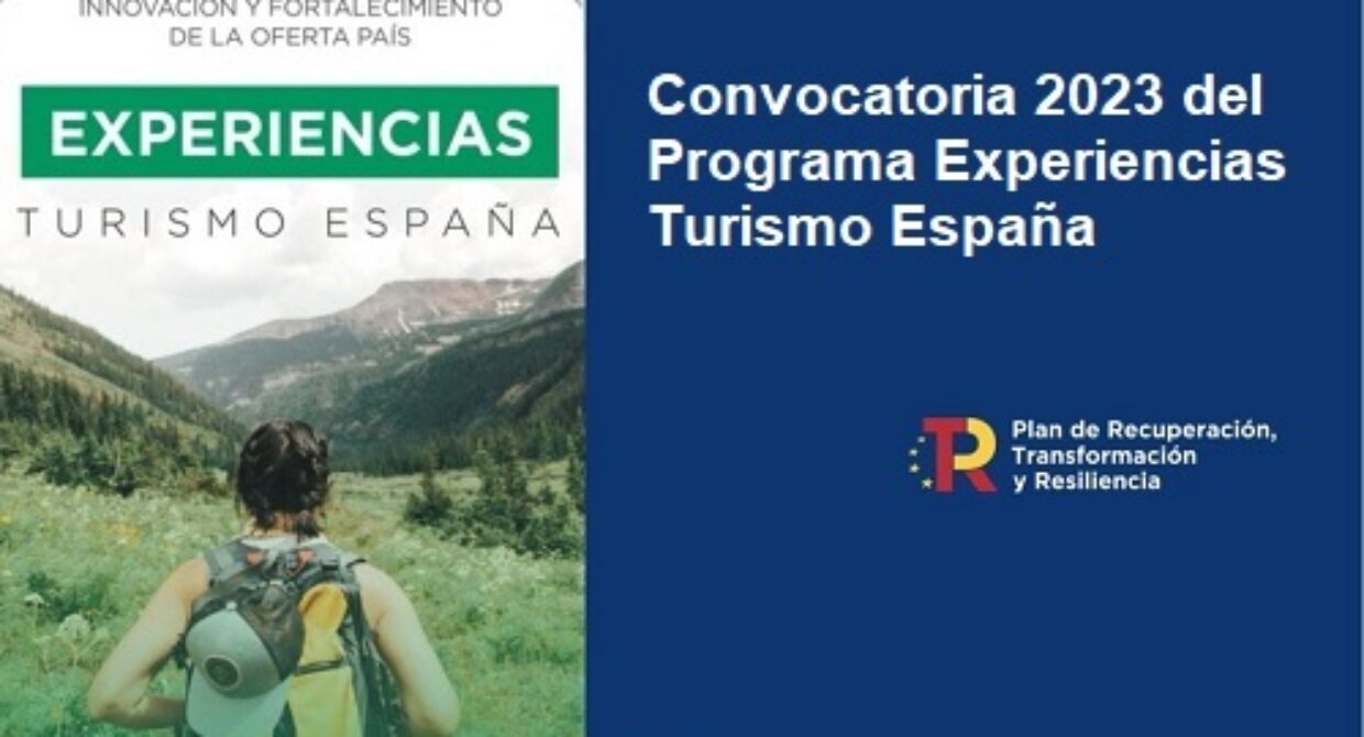 Abierto el plazo de solicitud para el programa Experiencias Turismo España | Convocatoria 2023
