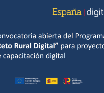Subvenciones del programa «Reto Rural Digital» para proyectos de capacitación digital