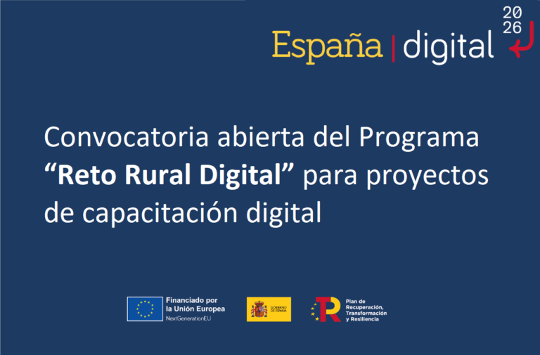 Convocatoria 2023 Programa Reto rural digital